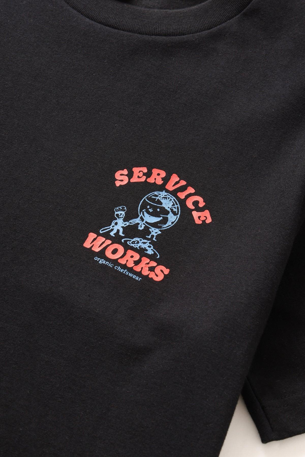 Service Works - Organic Chefswear Tee - Black Product Image