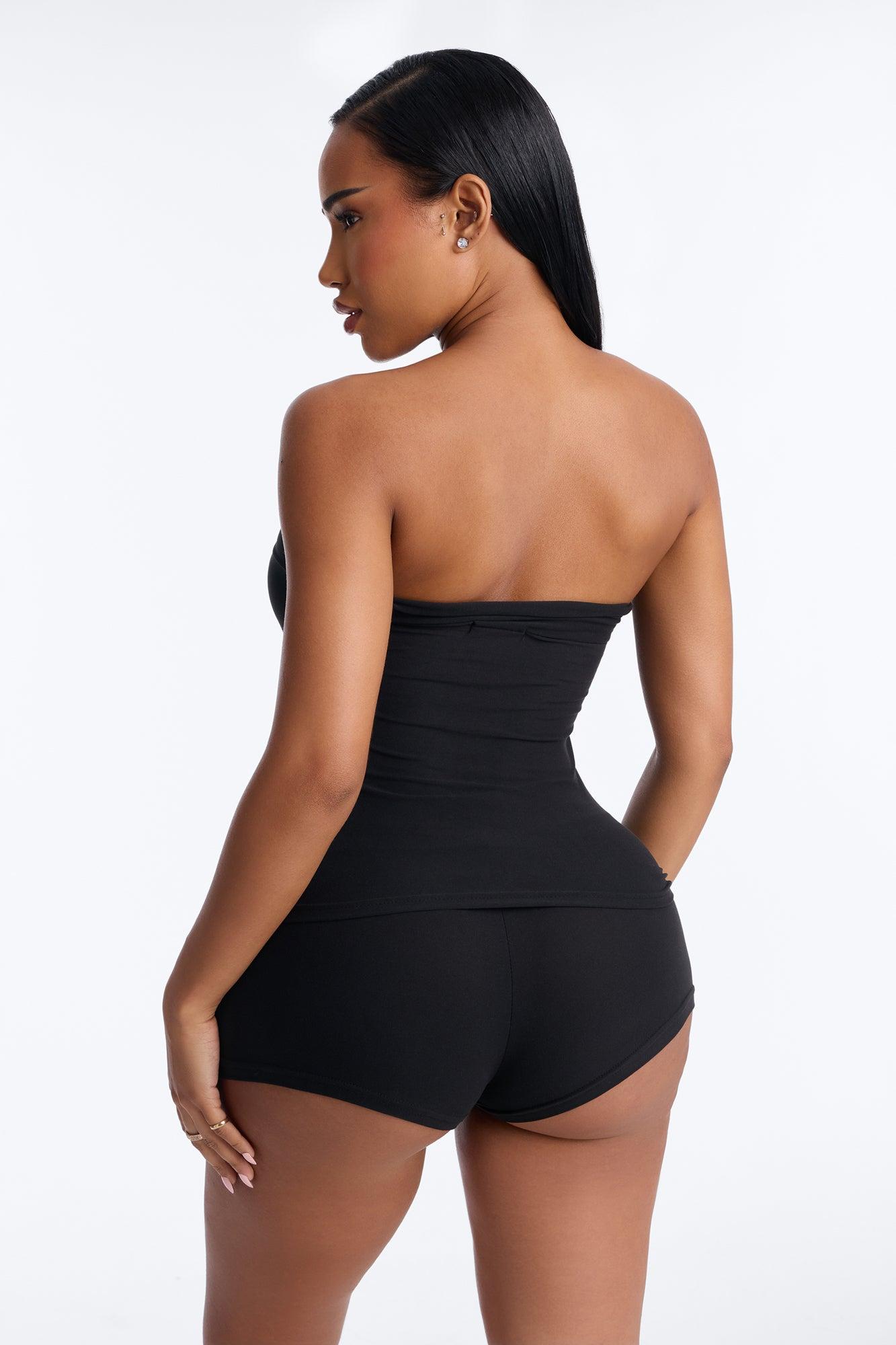 Let's Bach Bride PJ Tank & Short Set - Black/White Female Product Image