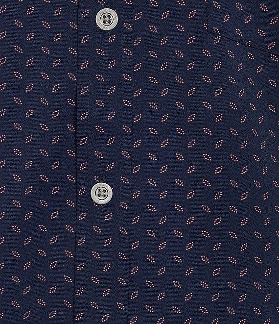Roundtree & Yorke Performance Short Sleeve Geometric Sport Shirt Product Image
