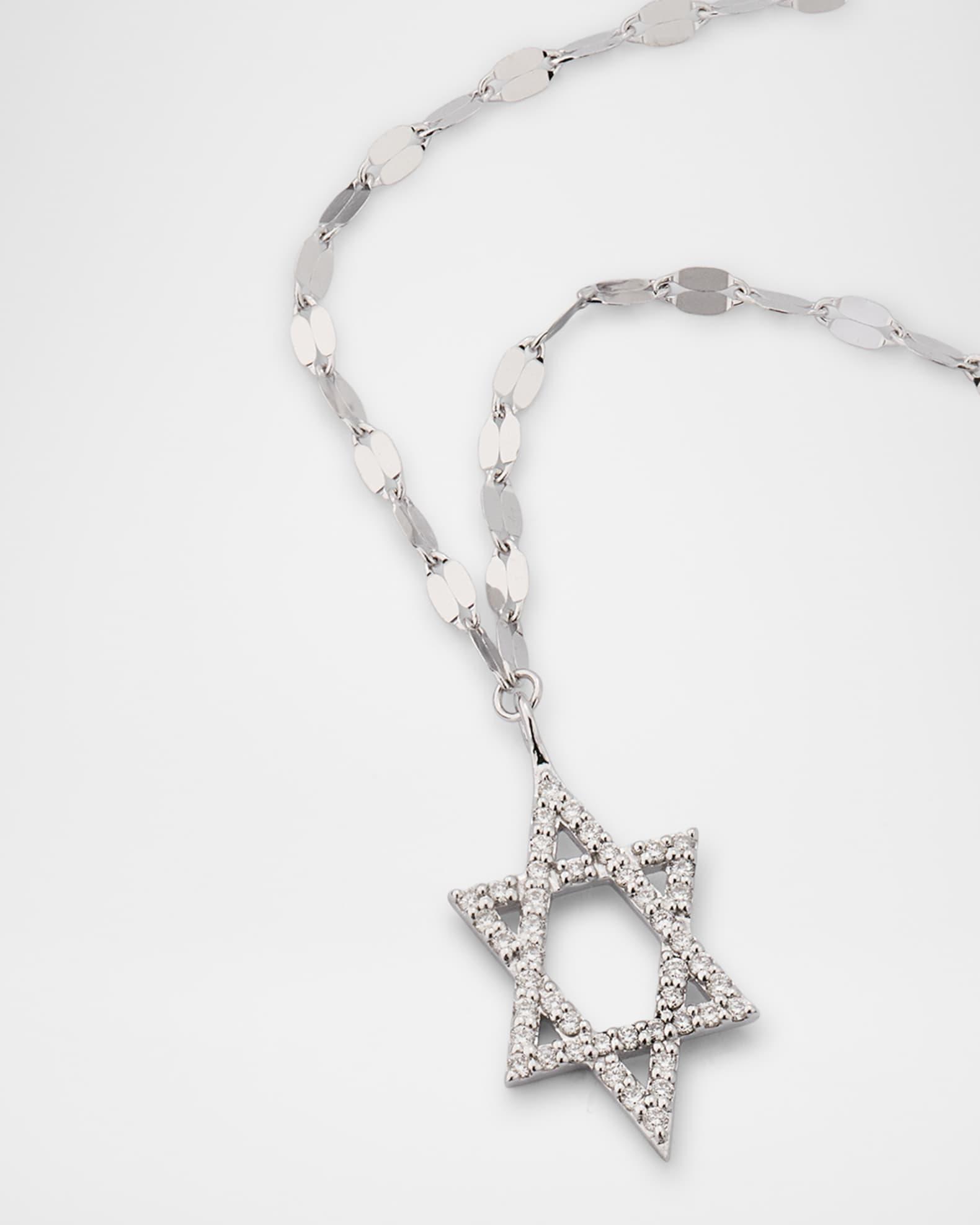 Flawless Star of David Pendant Necklace with Jump Ring, 16-18"L Product Image
