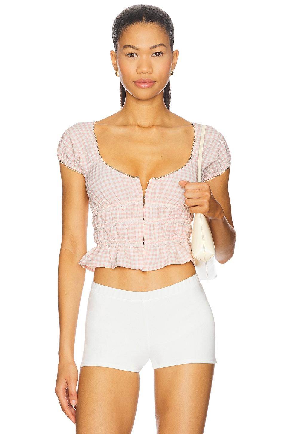 Petal Gingham Top For Love & Lemons Product Image