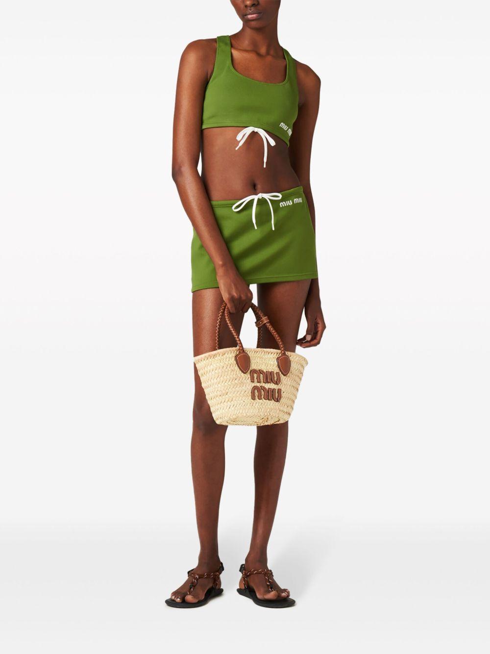 woven straw tote bag Product Image