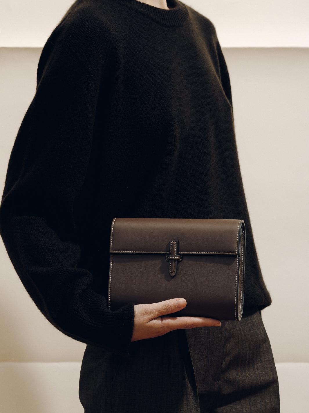 The Small Soft Clutch in Nappa Product Image
