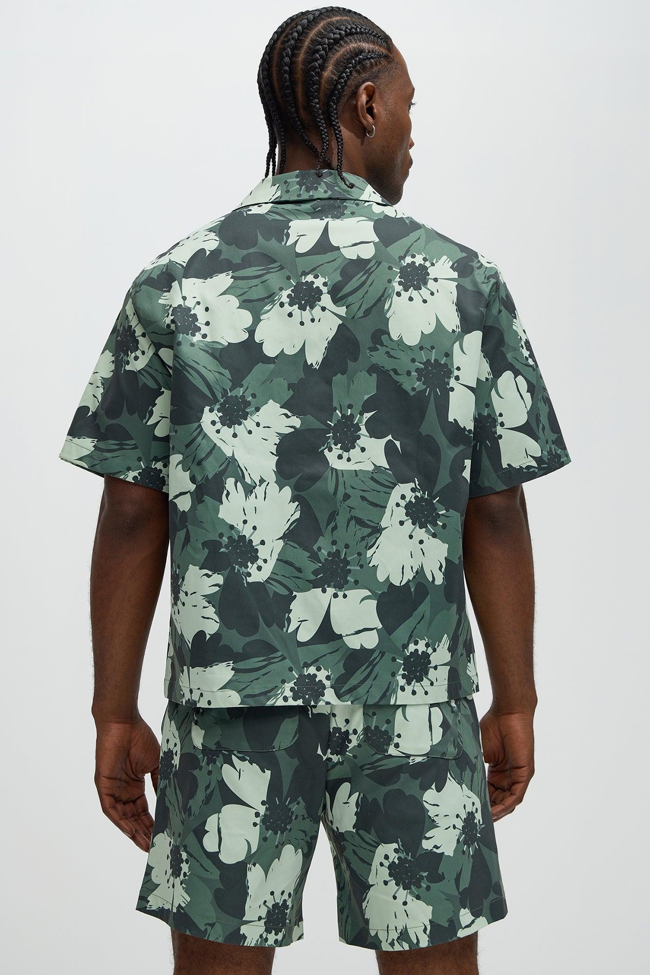 Elmore Floral Shirt - Green/combo Product Image