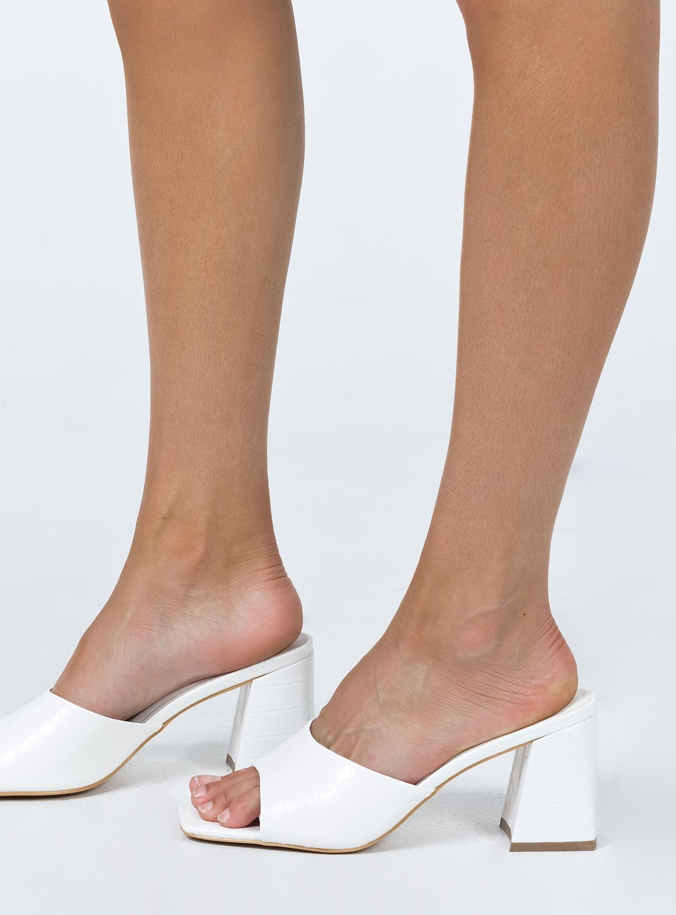 Sunset Boulevard Heels White Product Image