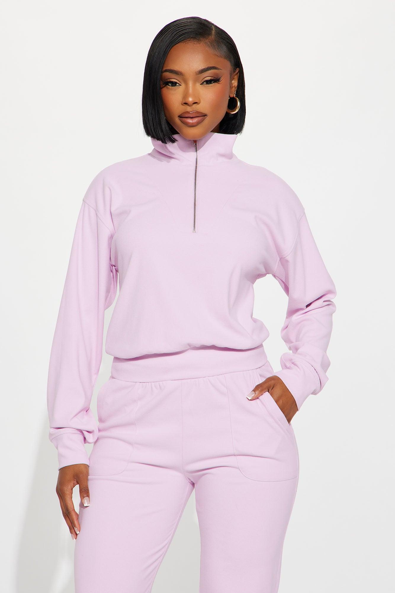 Gianna Ribbed Jogger Set - Pink Female Product Image