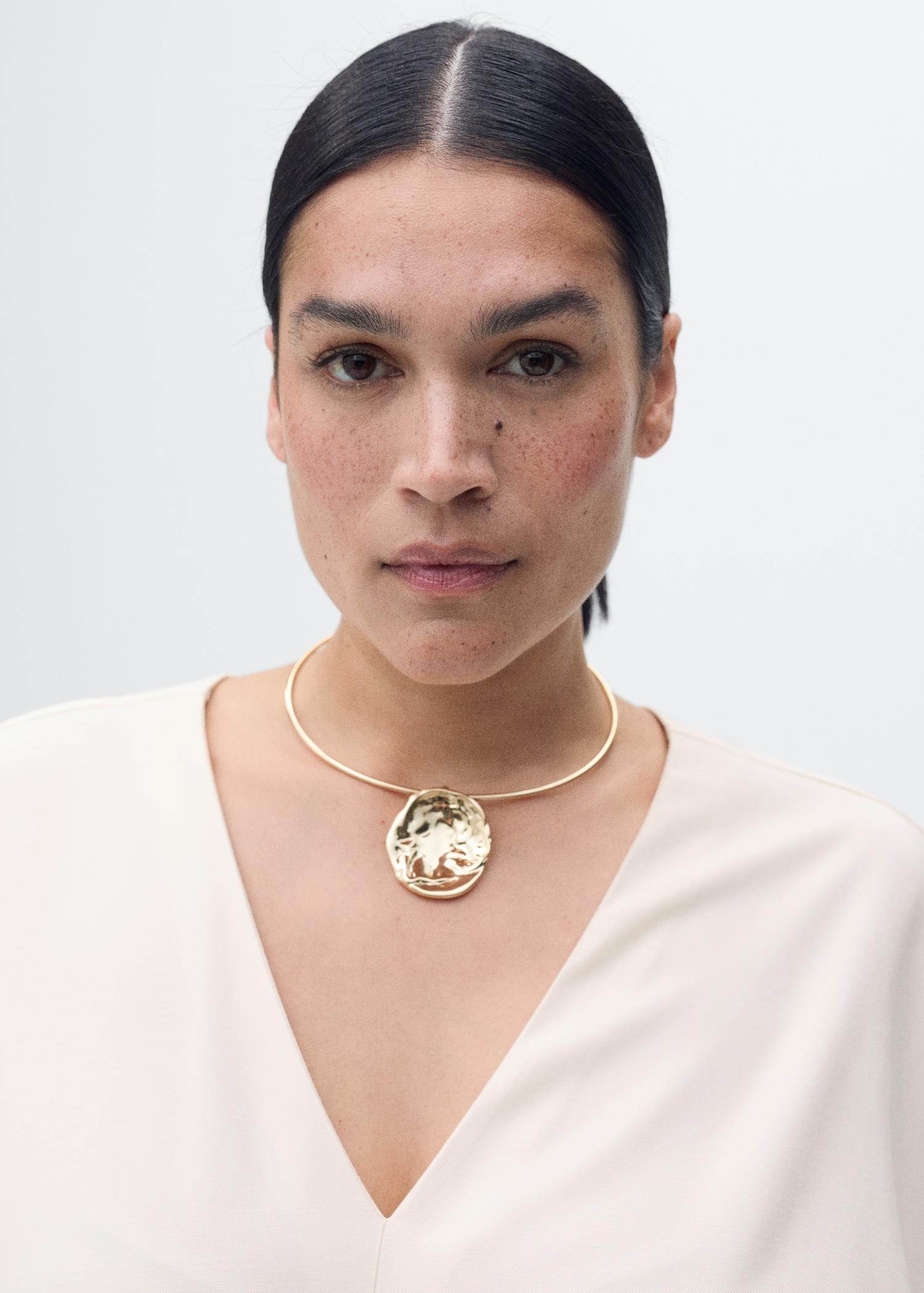 Long jumpsuit with belt and buckle - Women | MANGO USA Product Image