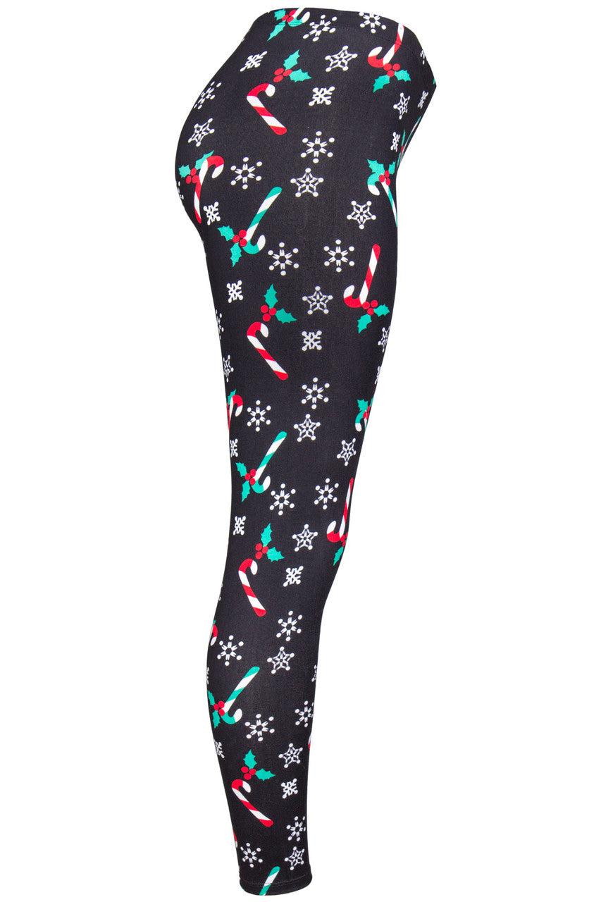 Candy Cane Leggings Product Image