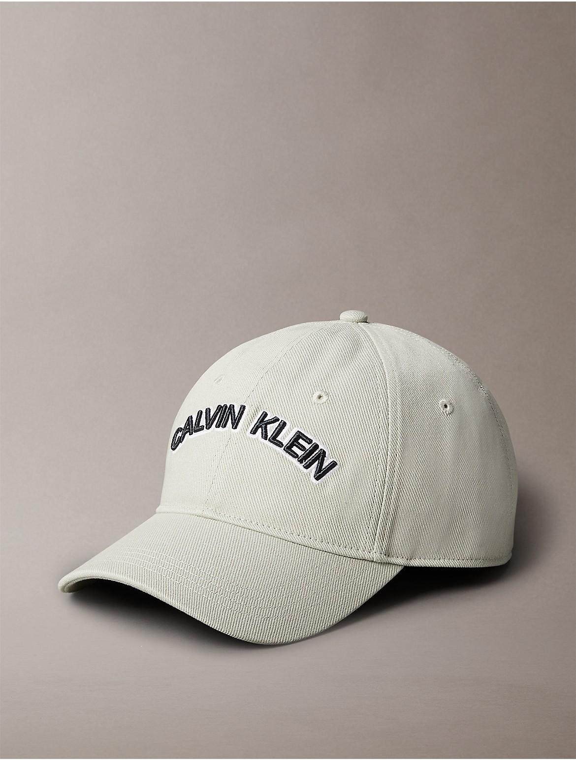 Calvin Klein Mens Embroidered Logo Baseball Cap - Grey Product Image