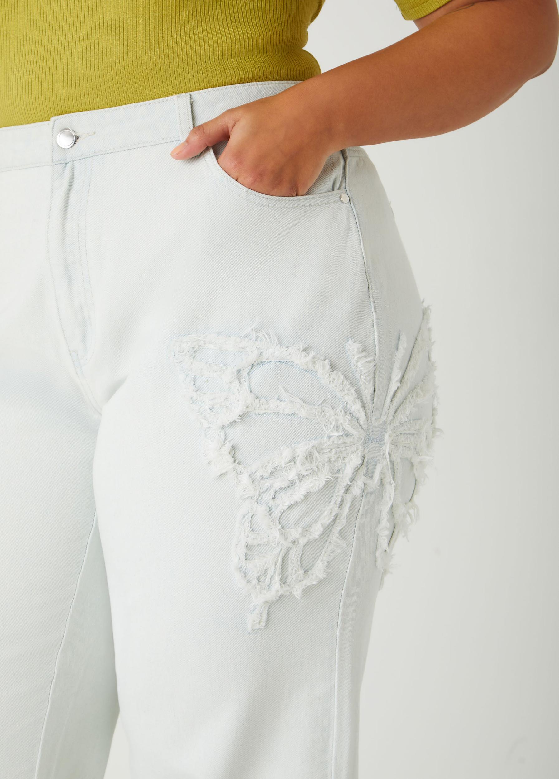 Butterfly Straight Leg Jeans Product Image