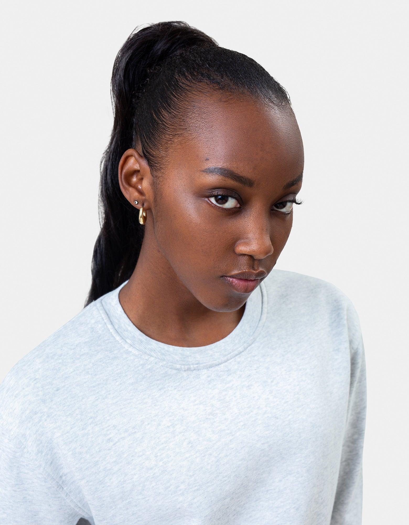 Women Classic Organic Crew - Hunter Green Product Image