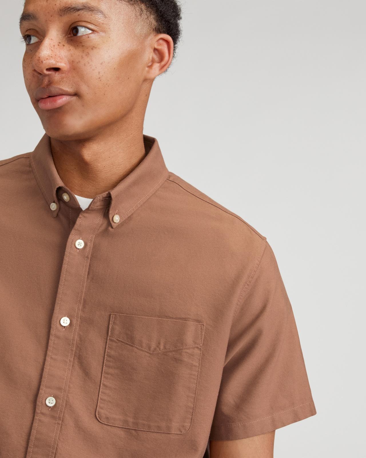 The Organic Short Sleeve Oxford Shirt Product Image