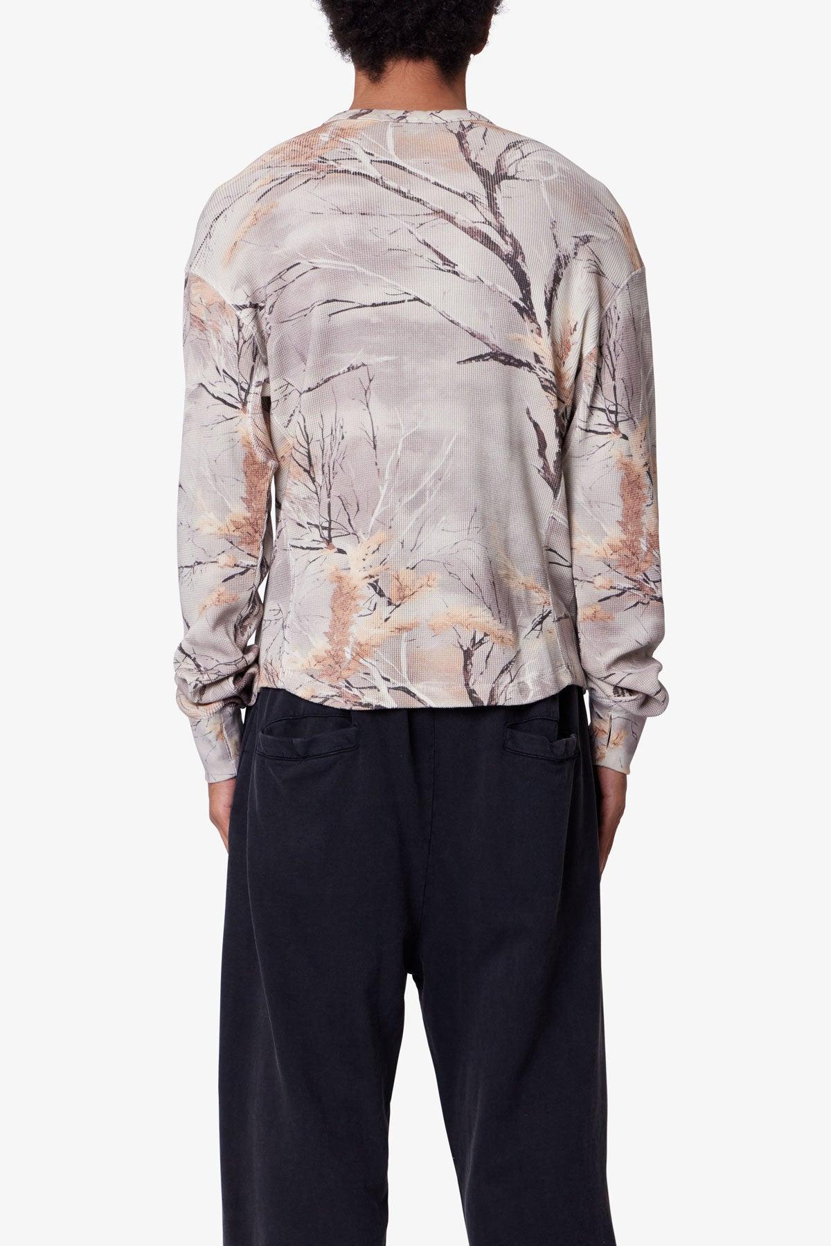 Washed Thermal L/S Tee - Snow Camo Product Image