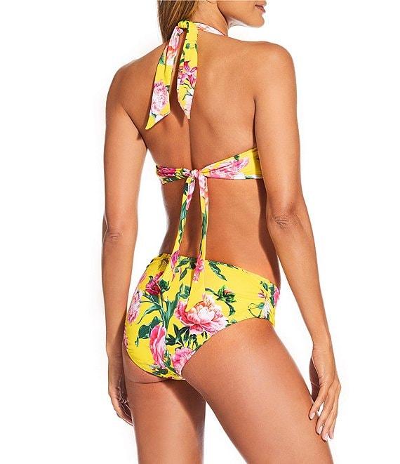 Gibson & Latimer Milan Garden Twisted Halter Swim Top Product Image