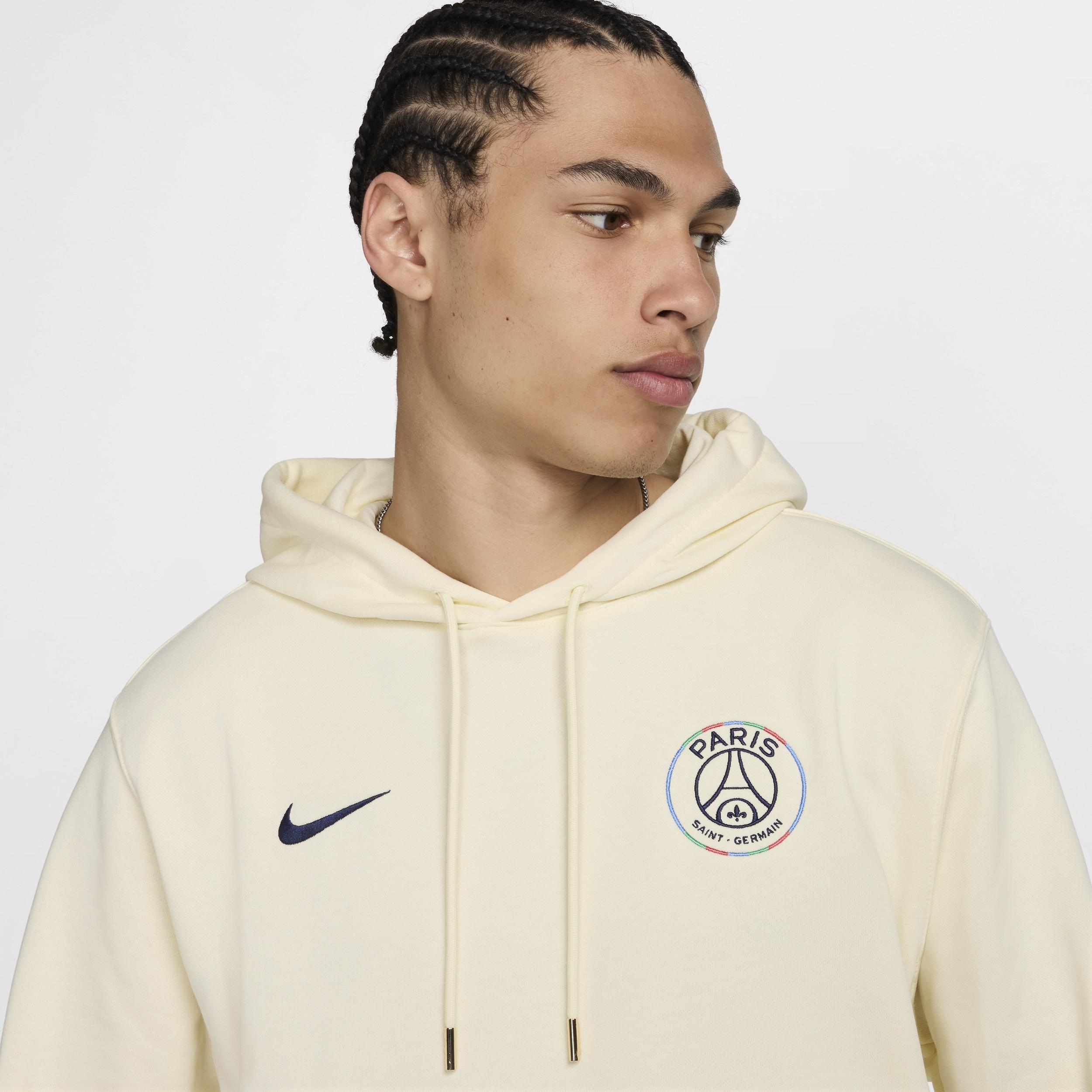 Paris Saint-Germain Club Nike Men's Soccer French Terry Pullover Hoodie Product Image