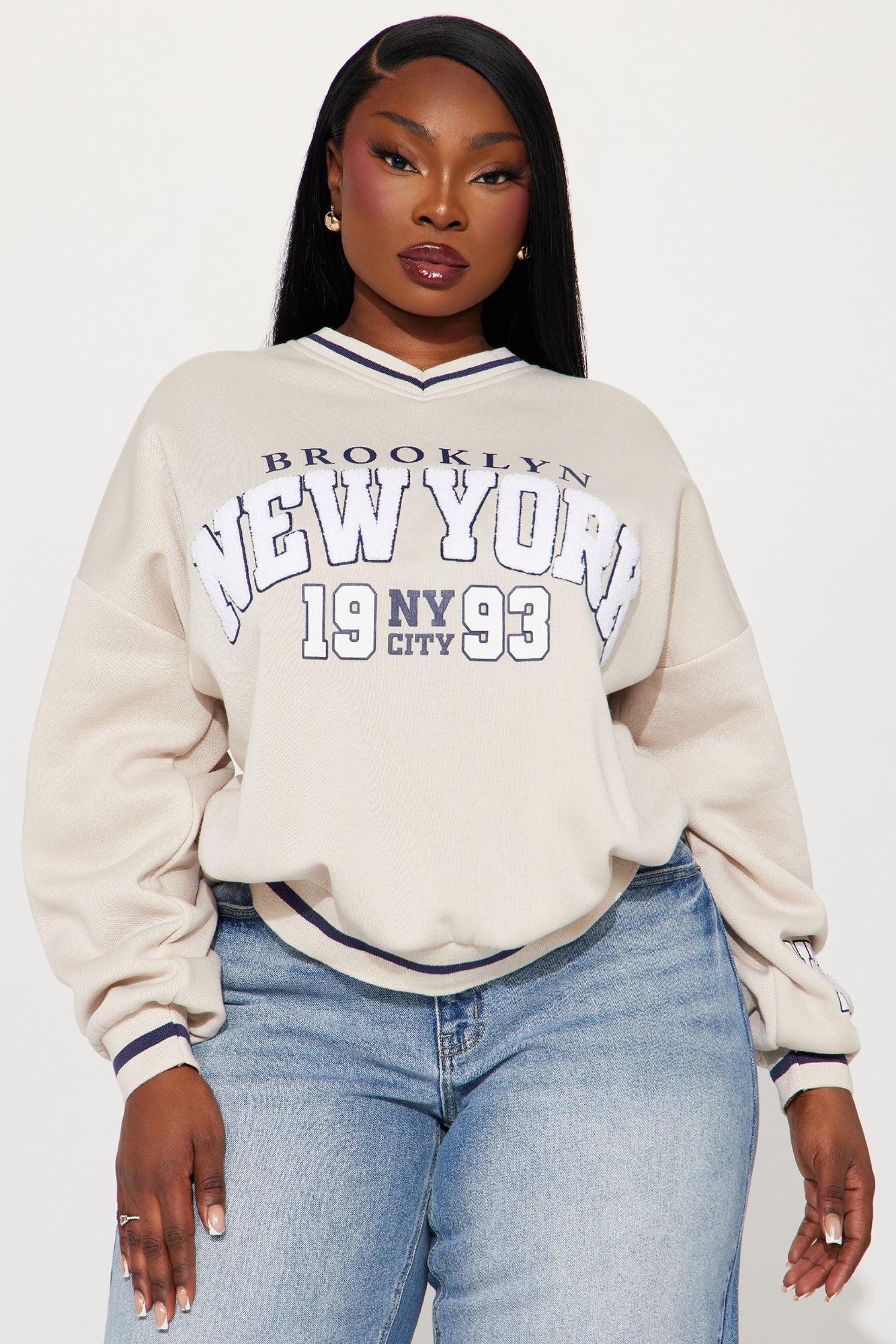 New York 1993 Sweatshirt - Beige Product Image