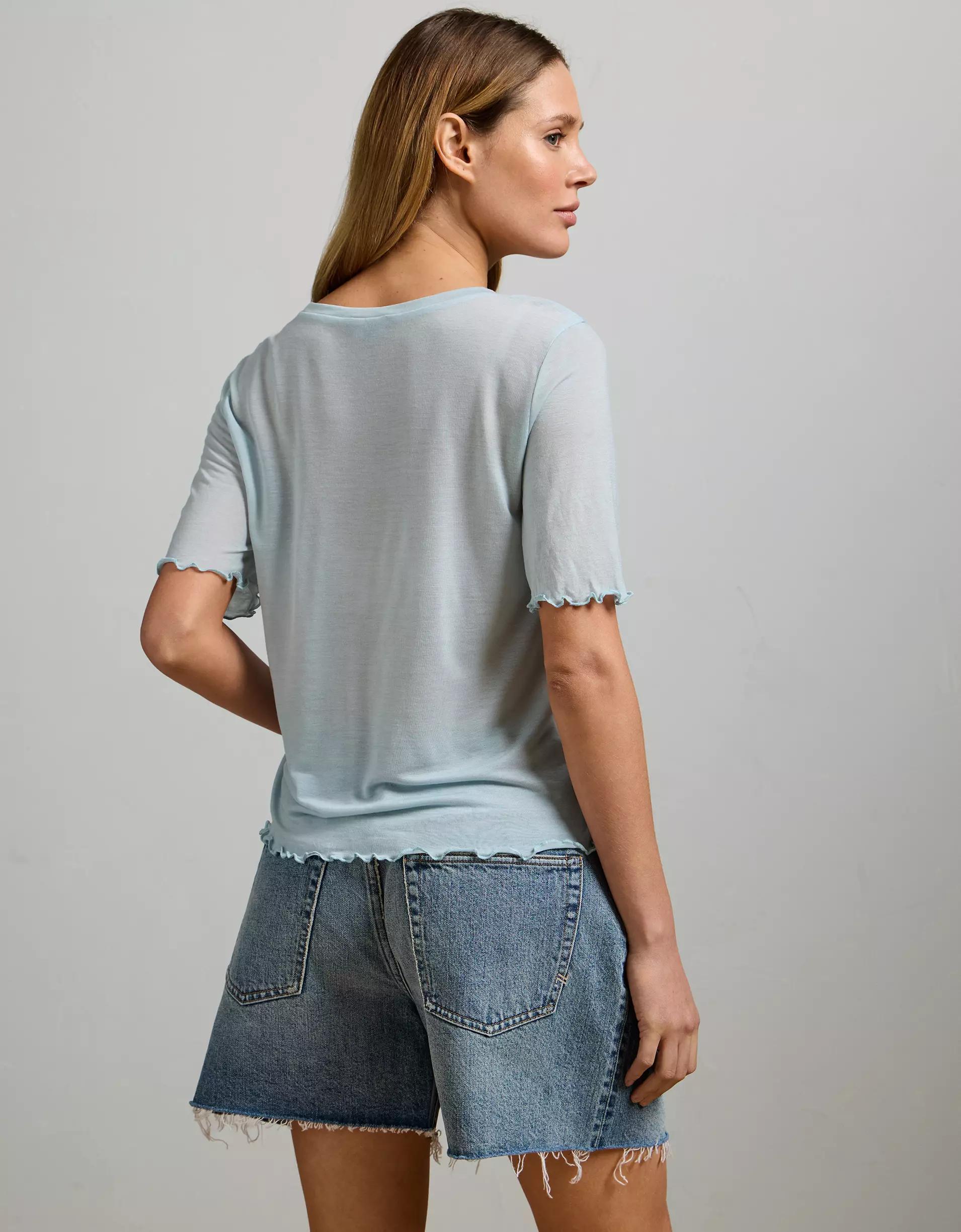 AE77 Premium Sheer T-Shirt Product Image