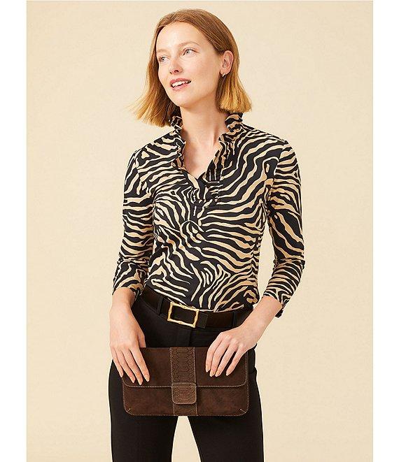 J.McLaughlin Deanne Split Front Hem Knit Straight Leg Cropped Pants Product Image