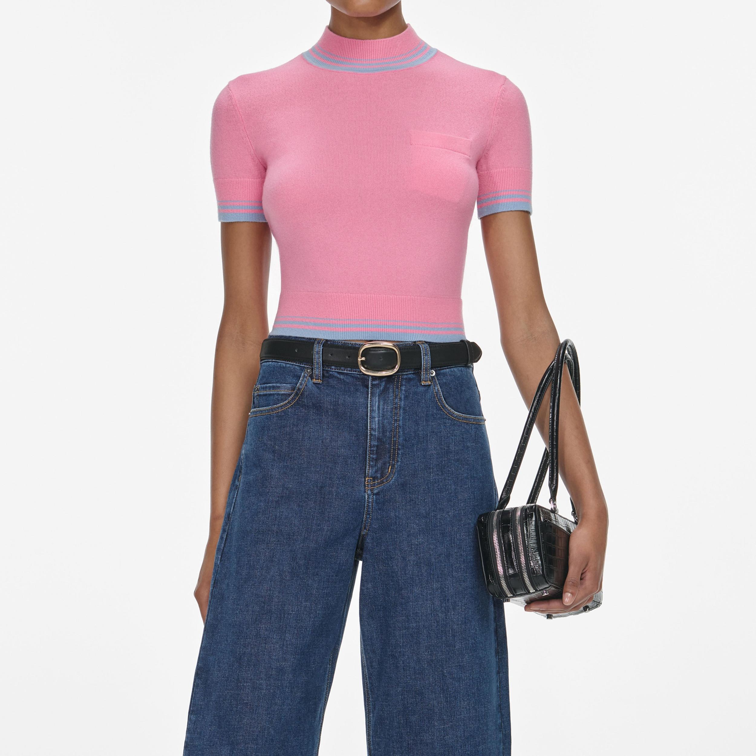 Blue Barrel Leg Jeans Product Image