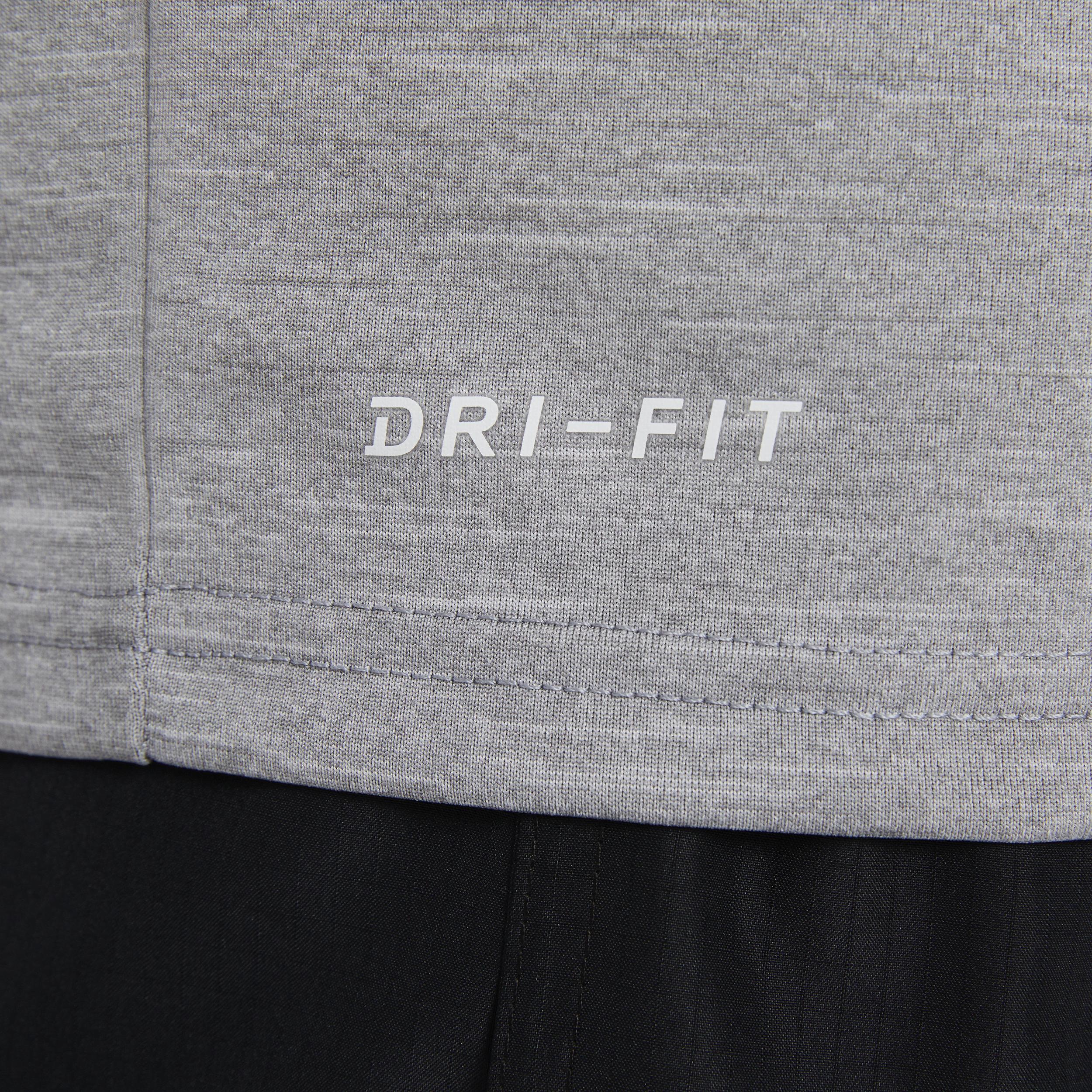 Nike Men's Heathered Long-Sleeve Hydroguard Swim Shirt Product Image