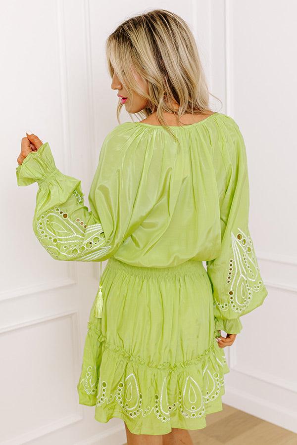 Key West Cutie Eyelet Mini Dress Product Image