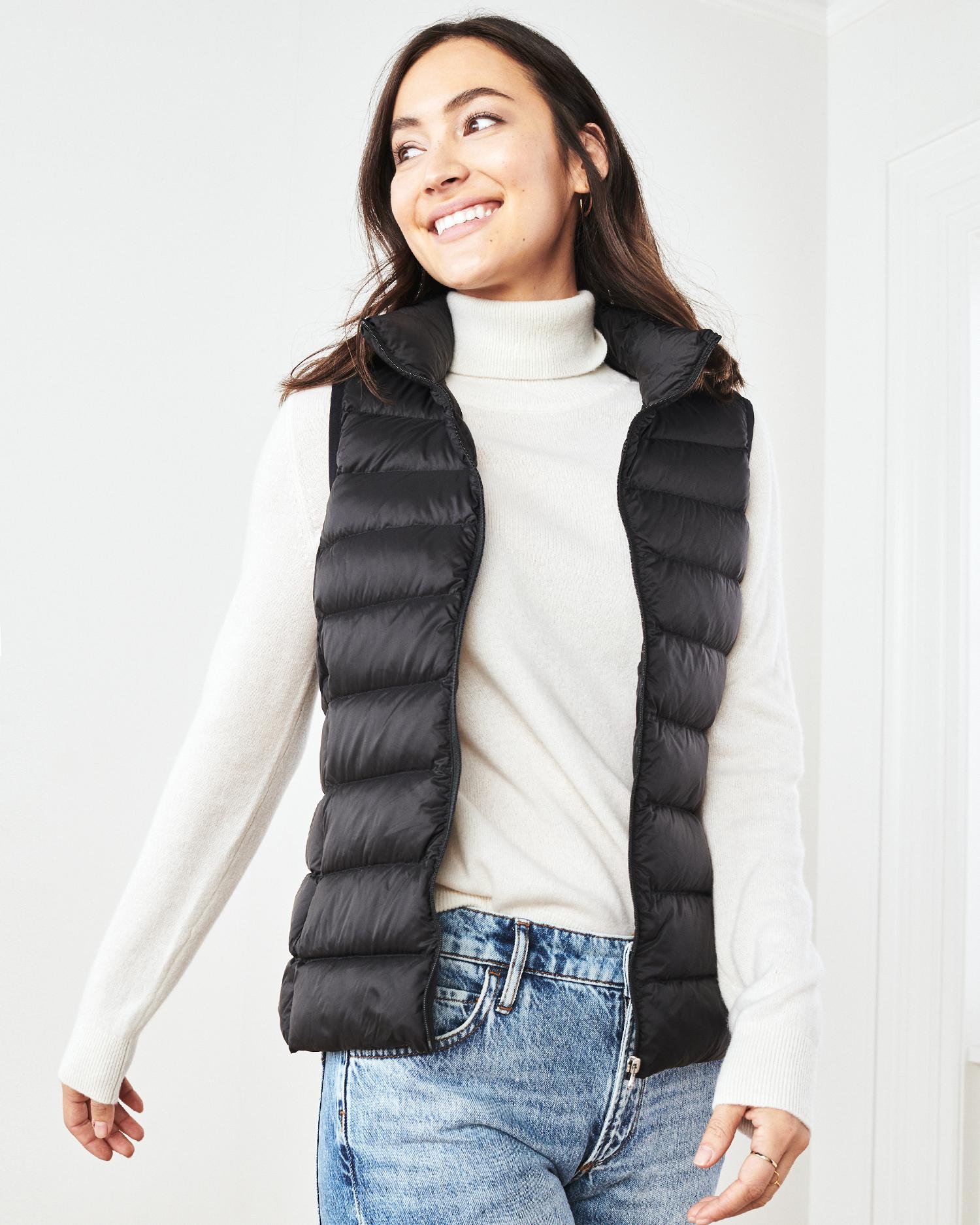 Quince | Women's Down Puffer Vest | Women's Lightweight Puffer Vest, Nylon Product Image
