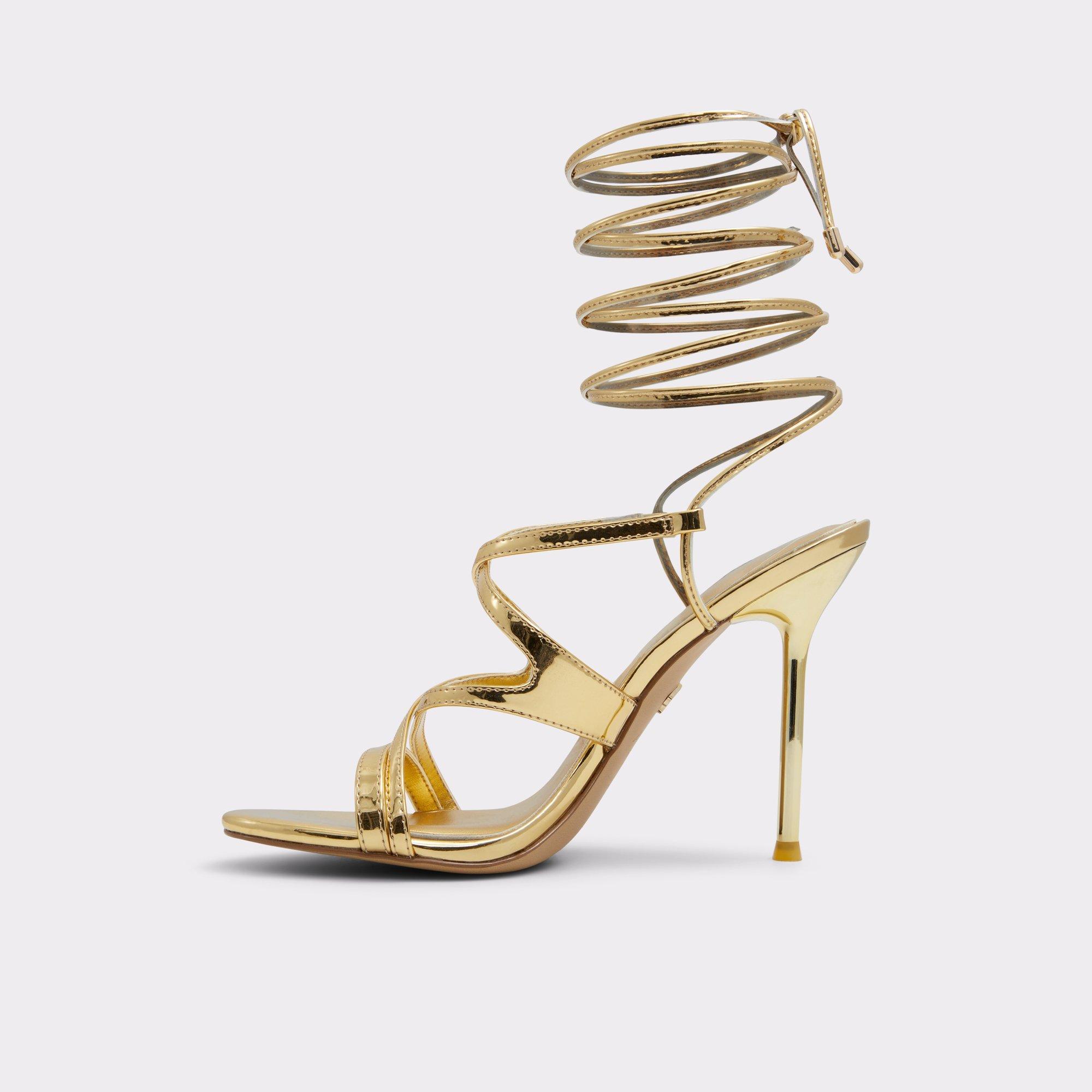 Marylou Gold Women's Strappy sandals | ALDO US Product Image