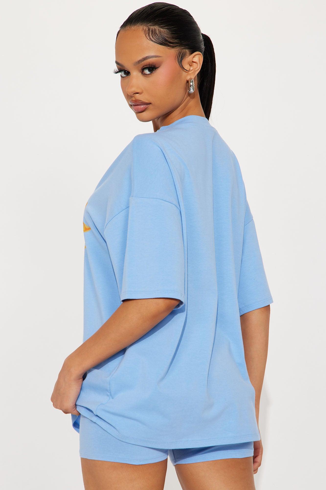 Le Soleil Short Set - Light Blue Female Product Image