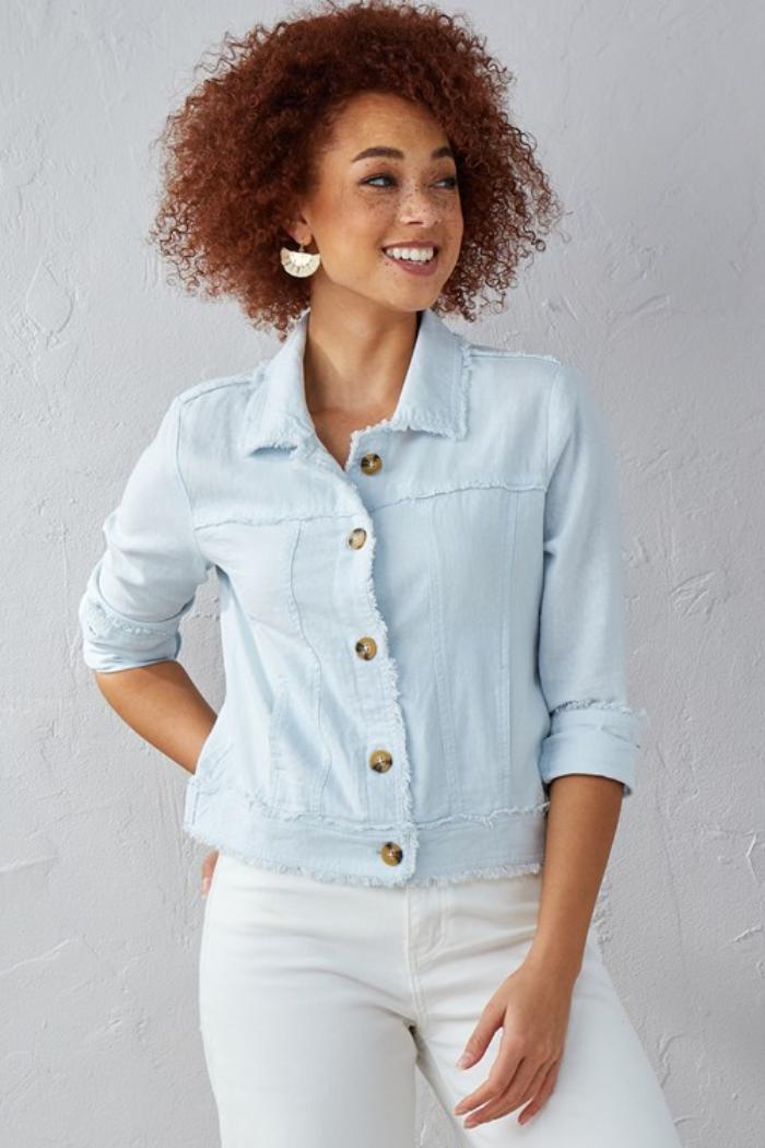 Jayla Linen Jacket Product Image