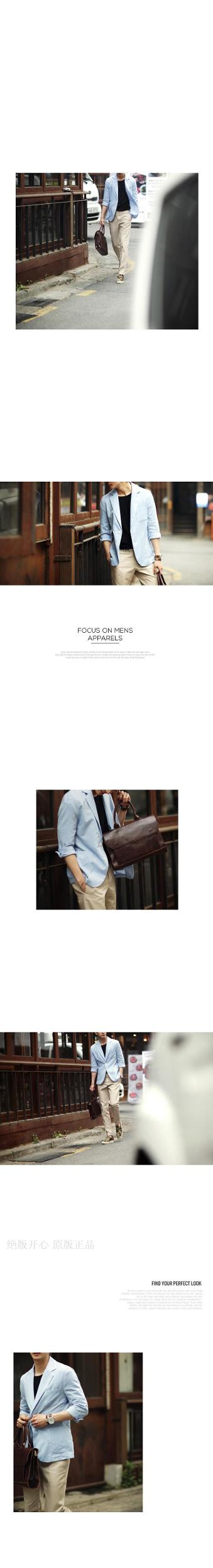 Faux Leather Briefcase Product Image