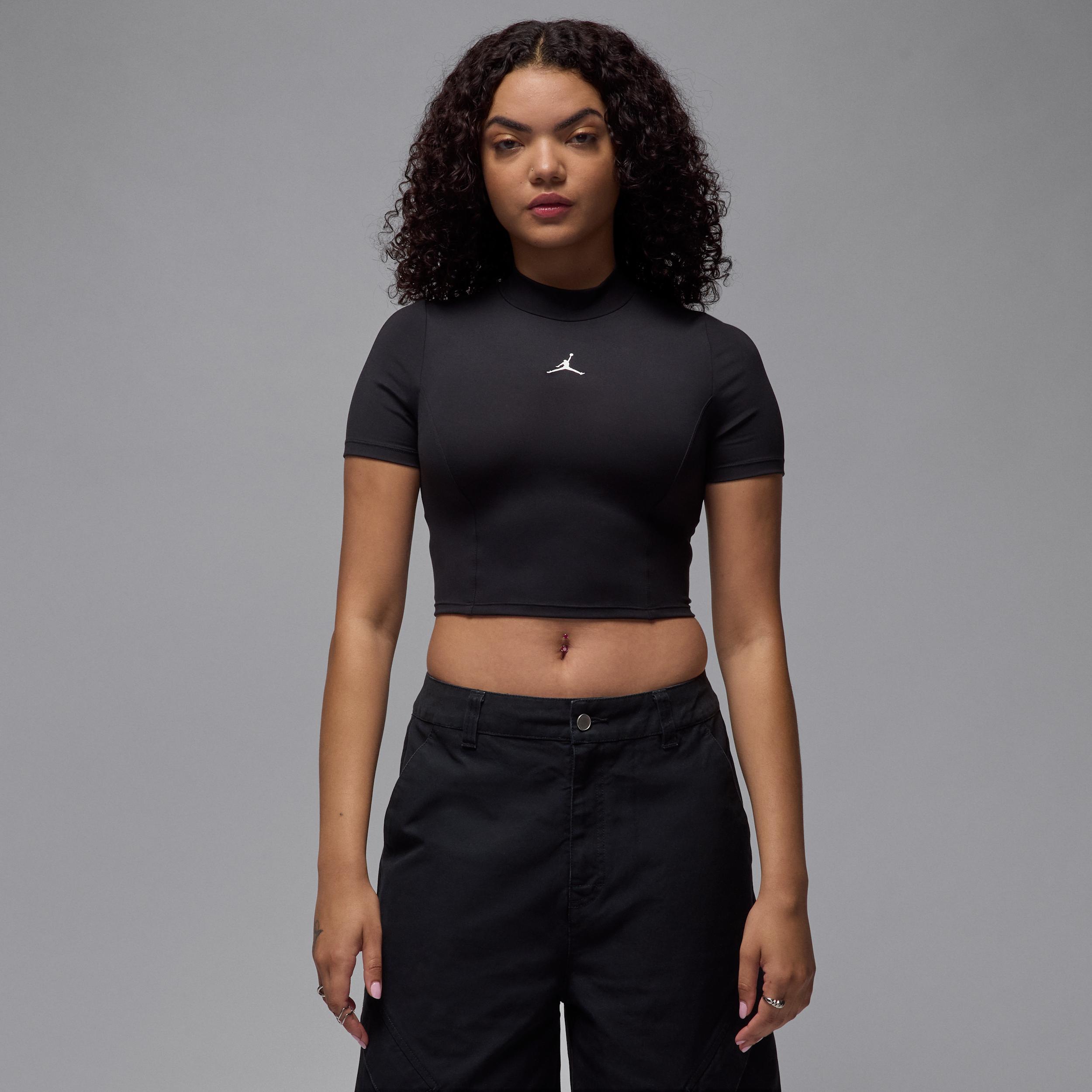 Women's Jordan Short-Sleeve Knit Crop Top Product Image