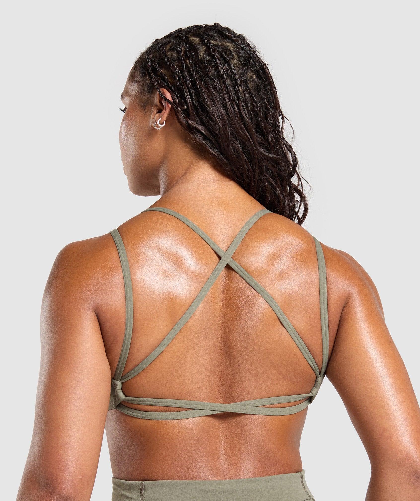 Gymshark Legacy Bra - Base Green Female Product Image