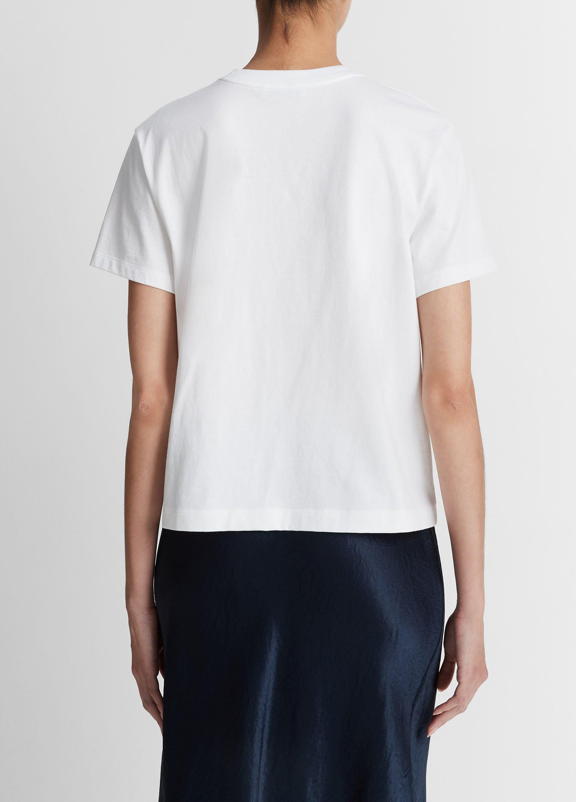 Pima Cotton Crew Neck T-Shirt Product Image