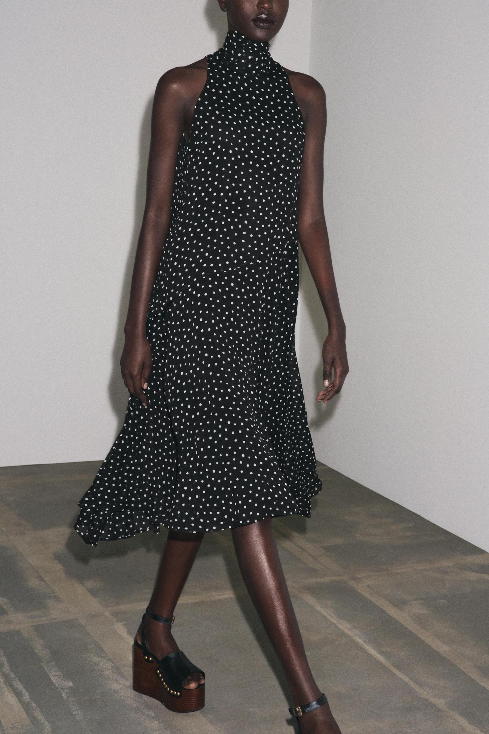 ZW COLLECTION HALTER POLKA DOT DRESS Product Image