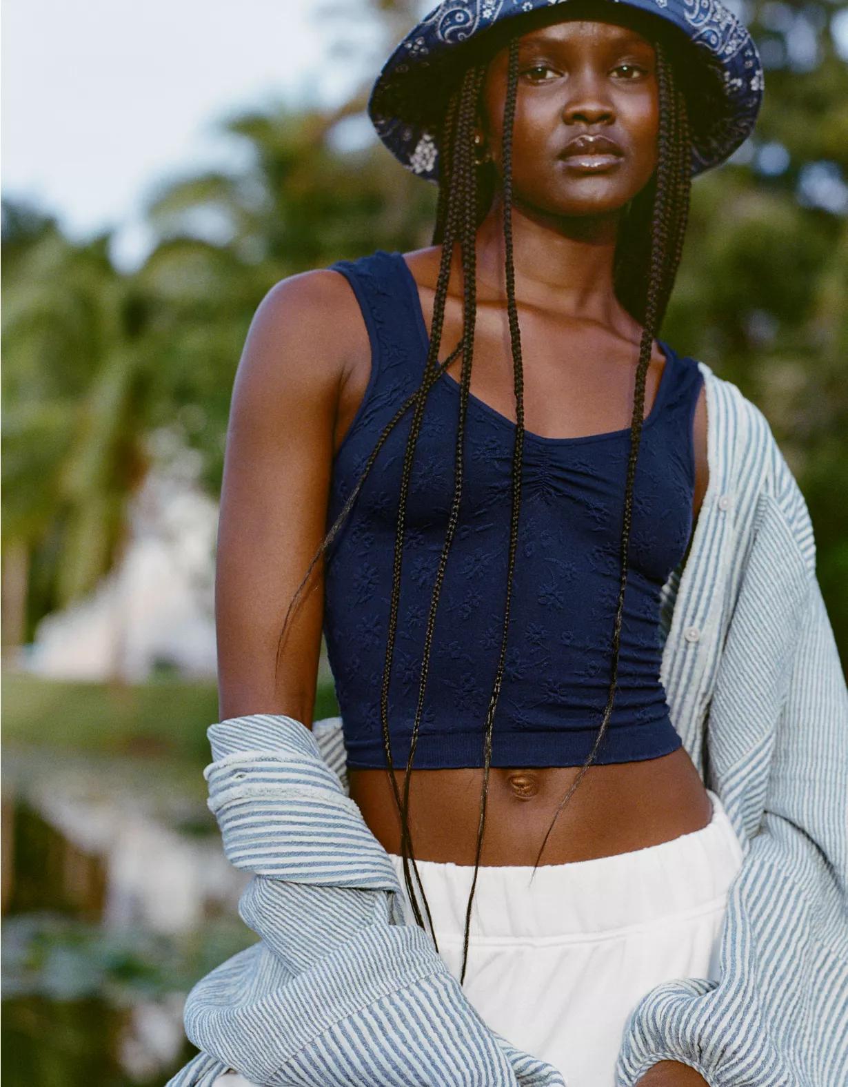 Superchill Seamless Floral Jacquard Bra Top Product Image