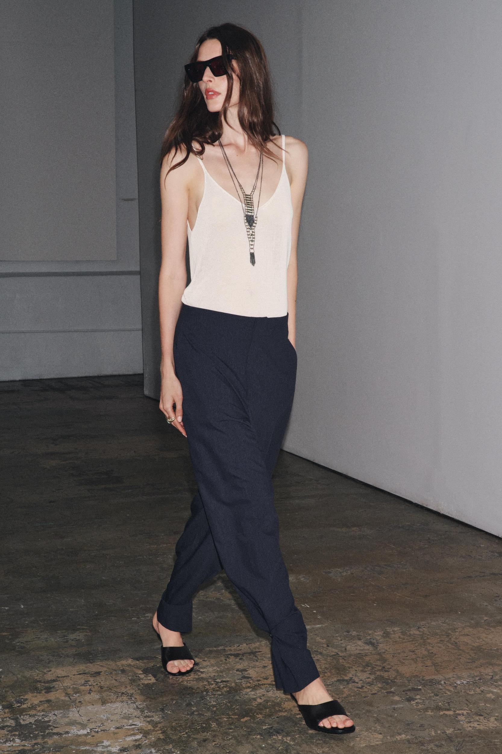 STRAPPY KNIT TOP Product Image