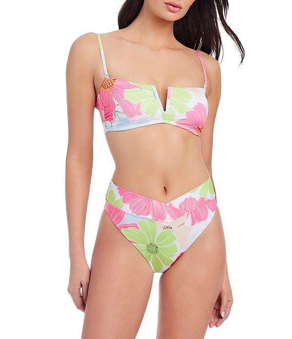 Sanctuary Charming Floral V-Waist Hipster Swim Bottom Product Image