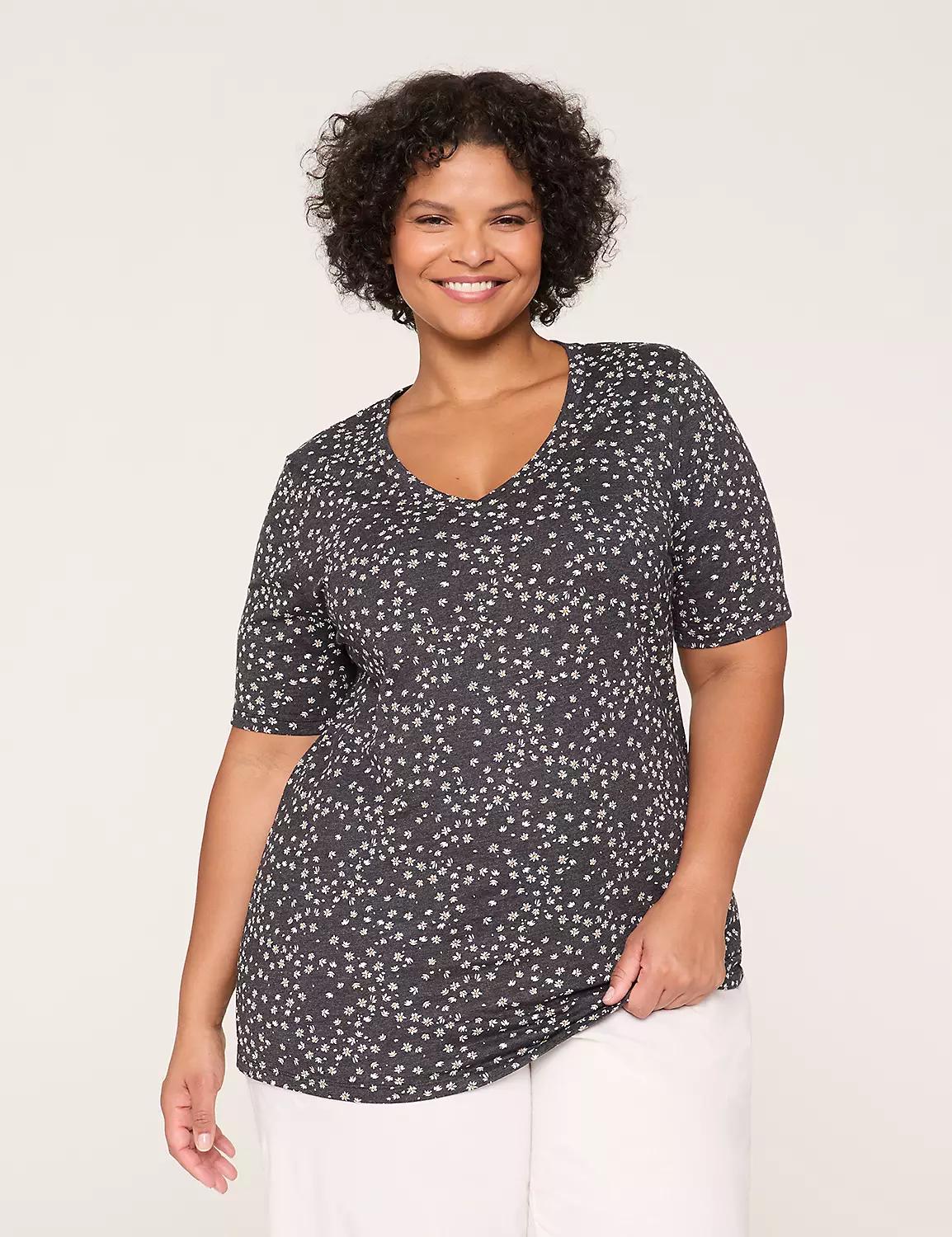 Perfect Sleeve V-Neck Tee Product Image