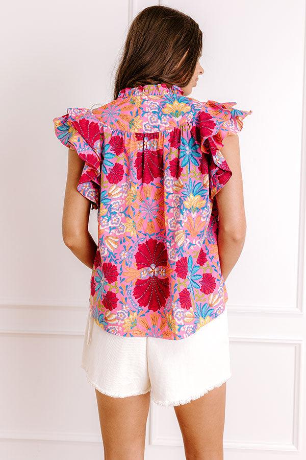 Fiesta Bloom Shift Top Product Image
