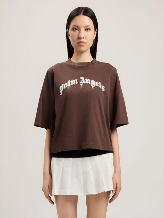 Curved Logo Boxy T-Shirt Product Image