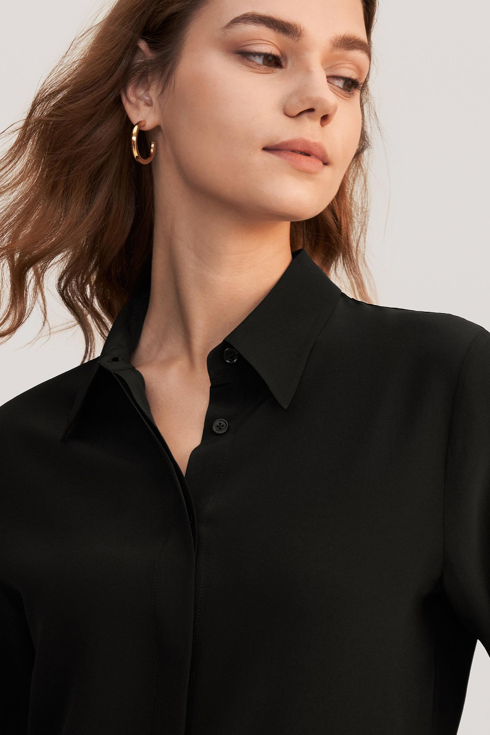 Classic Comfort Silk Shirt Product Image