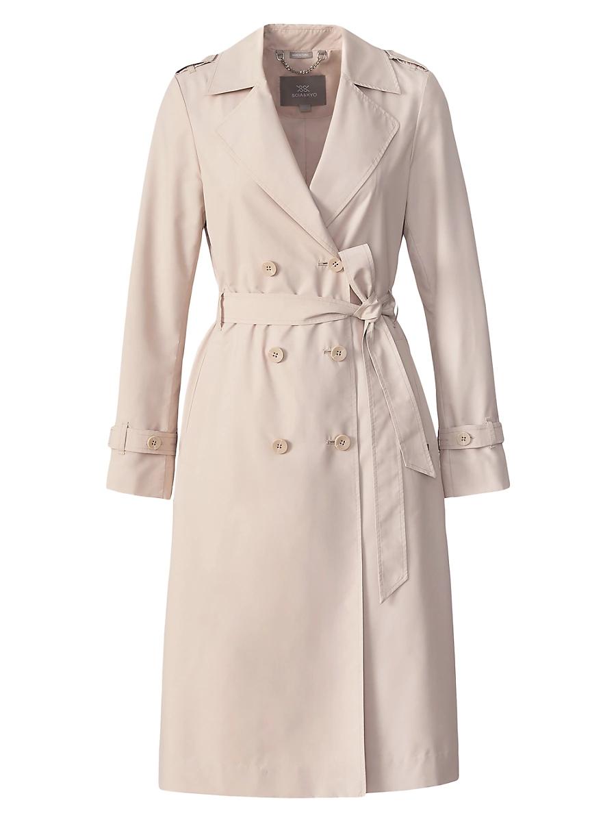 Womens Blaire Double-Breasted Trench Coat Product Image