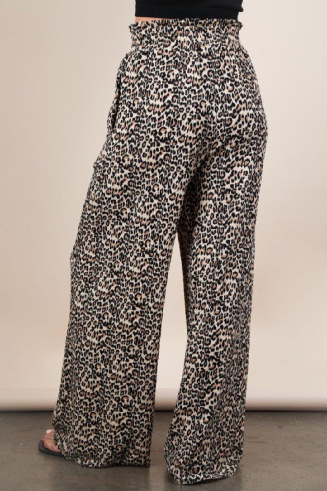 Leopard Print Pants Product Image