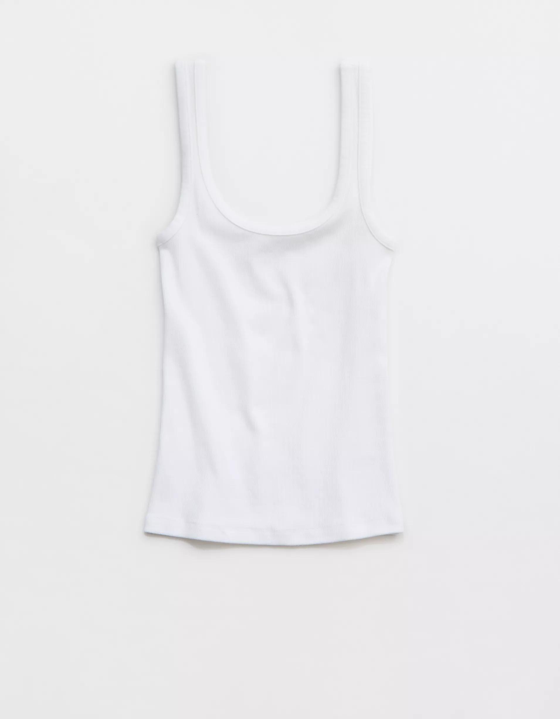 Aerie Double Scoop Neck Tank Top Product Image