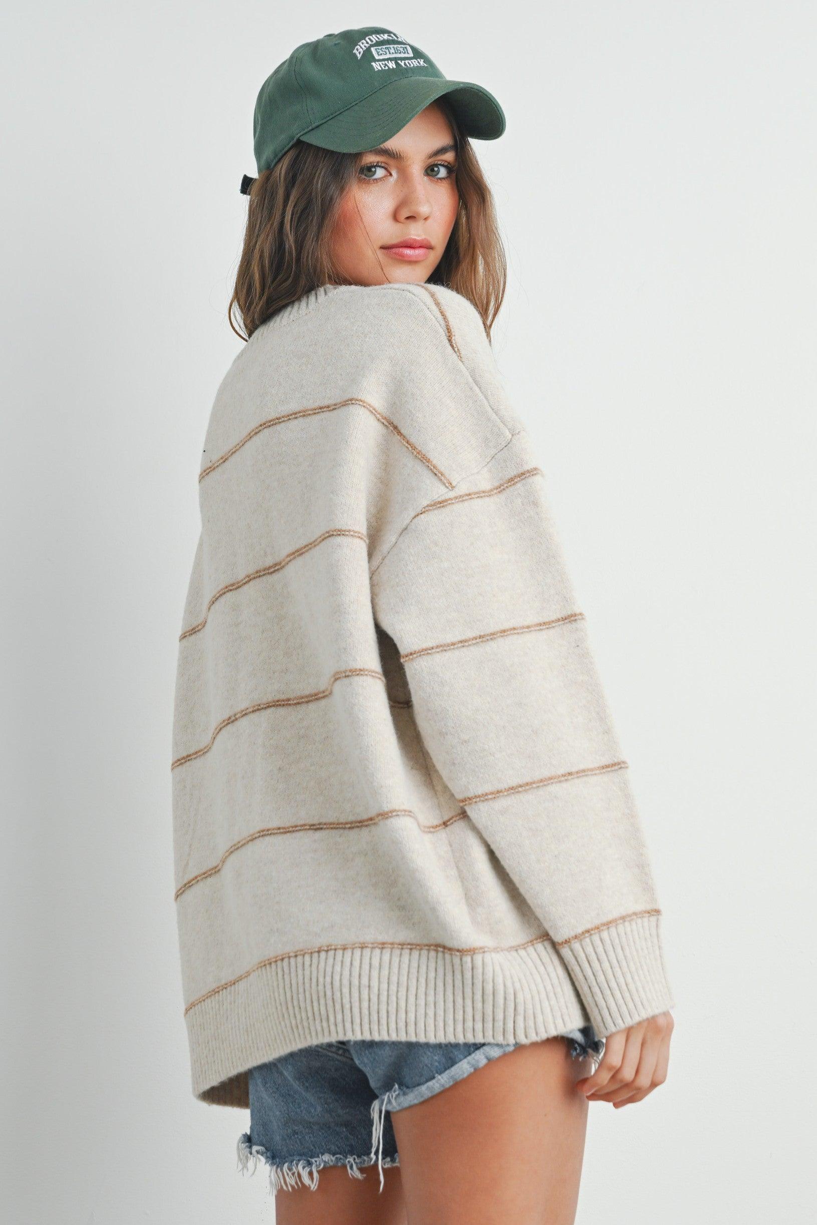 Casual Cozy Oversized Sweater Product Image