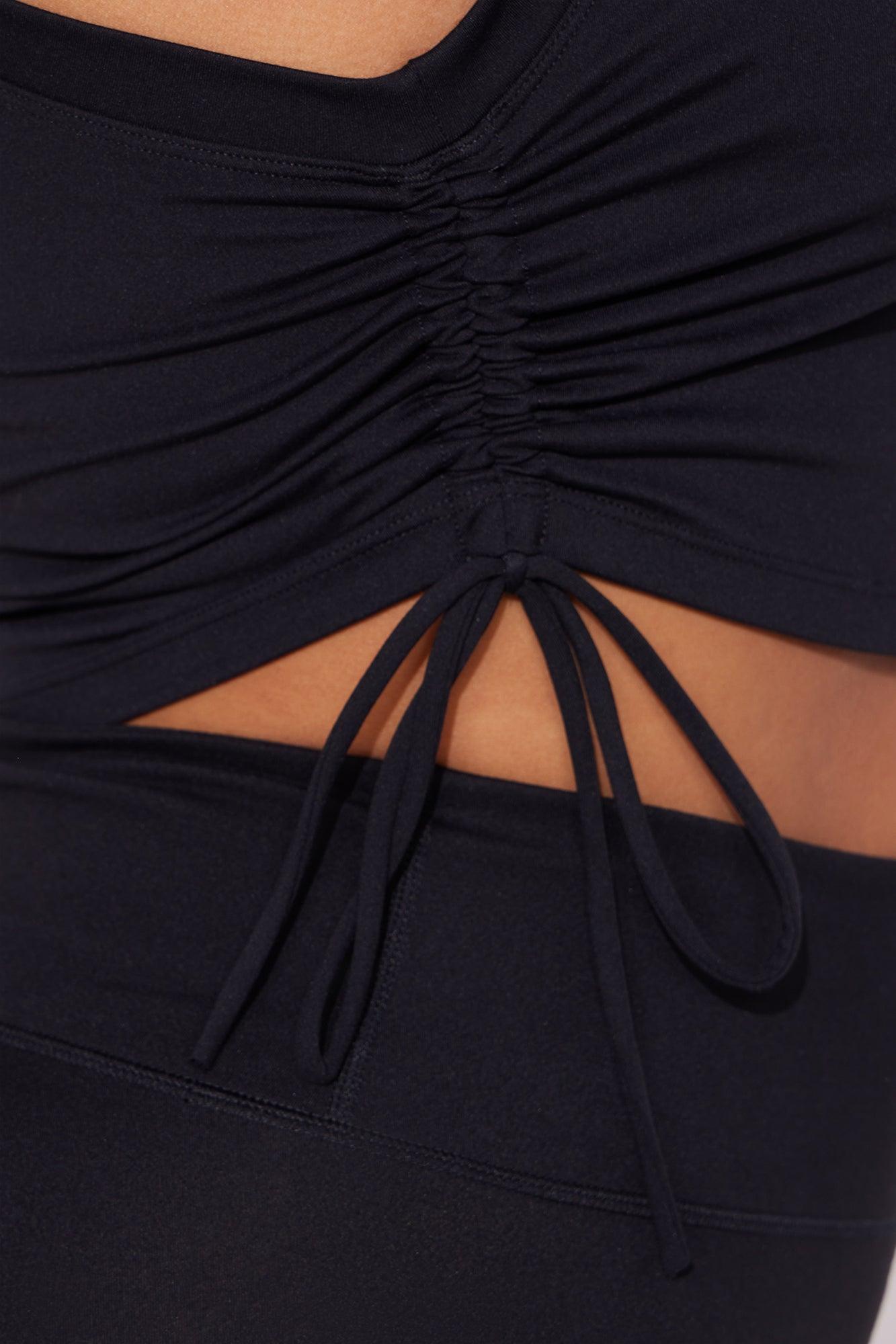 Pirouette Super Soft Active Top - Black Product Image