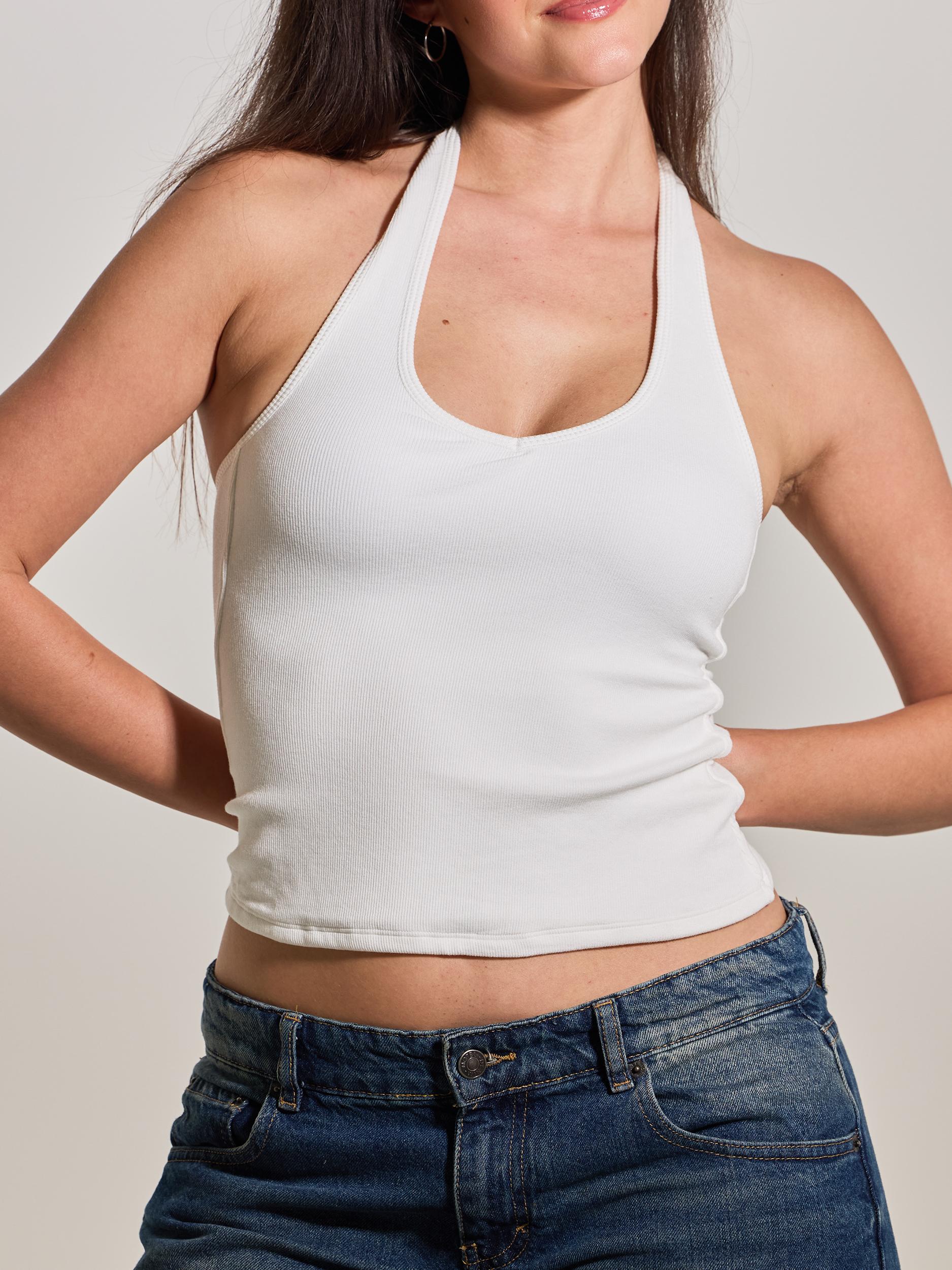 Ribbed Halter Brami Product Image