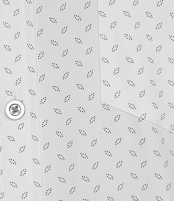 Roundtree & Yorke Performance Short Sleeve Geometric Sport Shirt Product Image