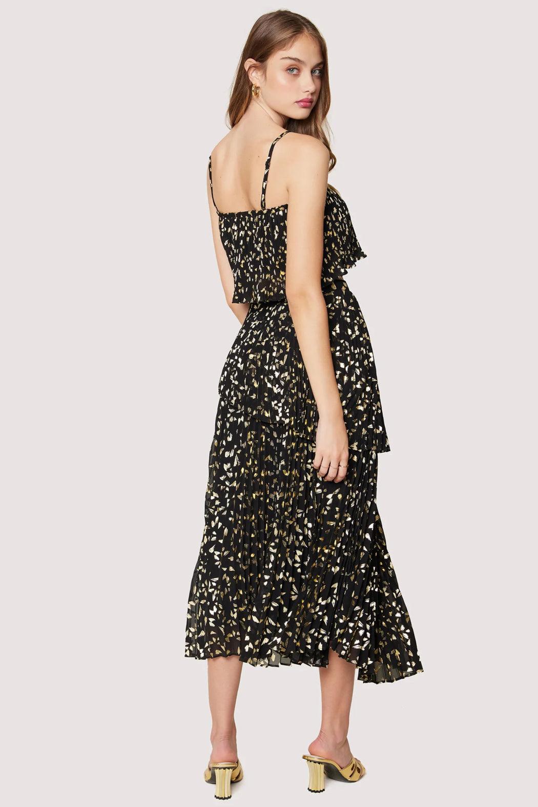 All That Glitters Midi Skirt Product Image