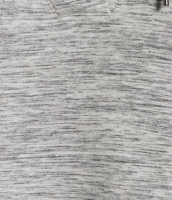 Kinesis Solid Split Neck Long Sleeve Hoodie Product Image